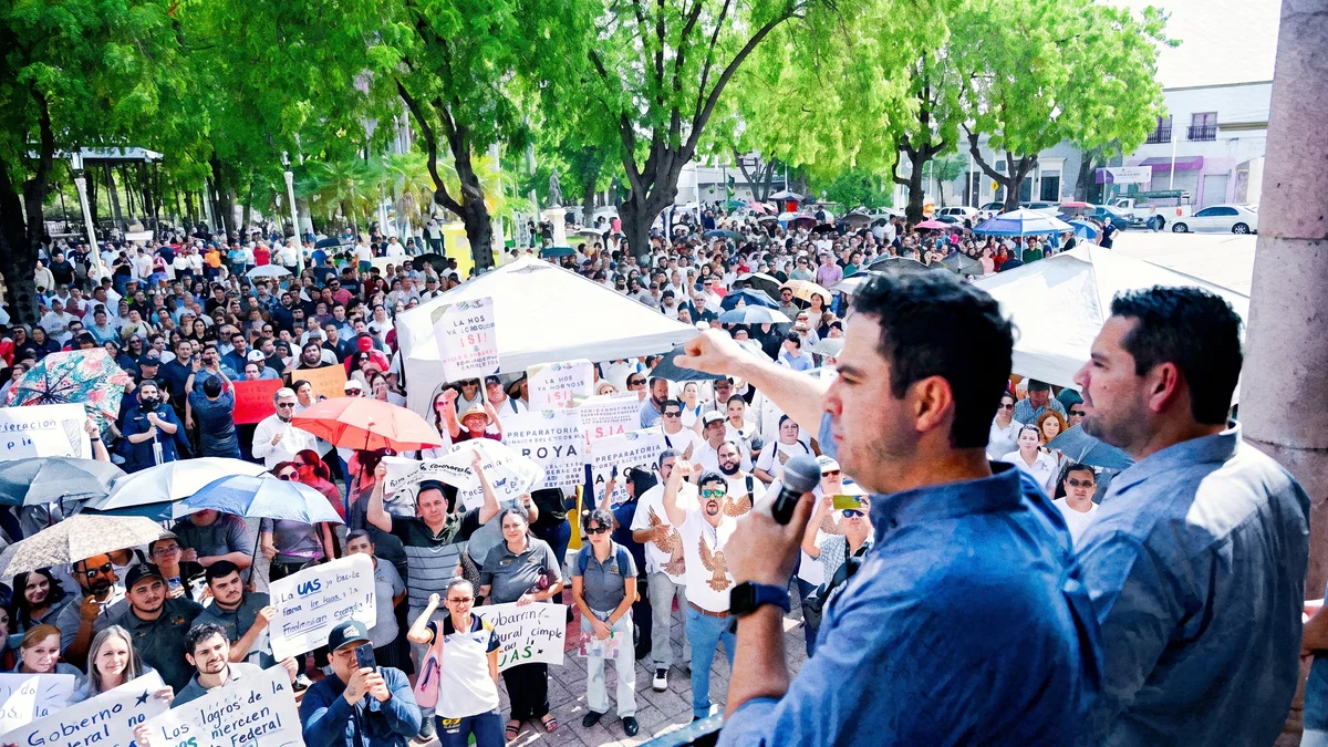 Trabajadores de la Universidad Autónoma de Sinaloa anuncian paro indefinido por falta de recursos federales para pagar su nómina