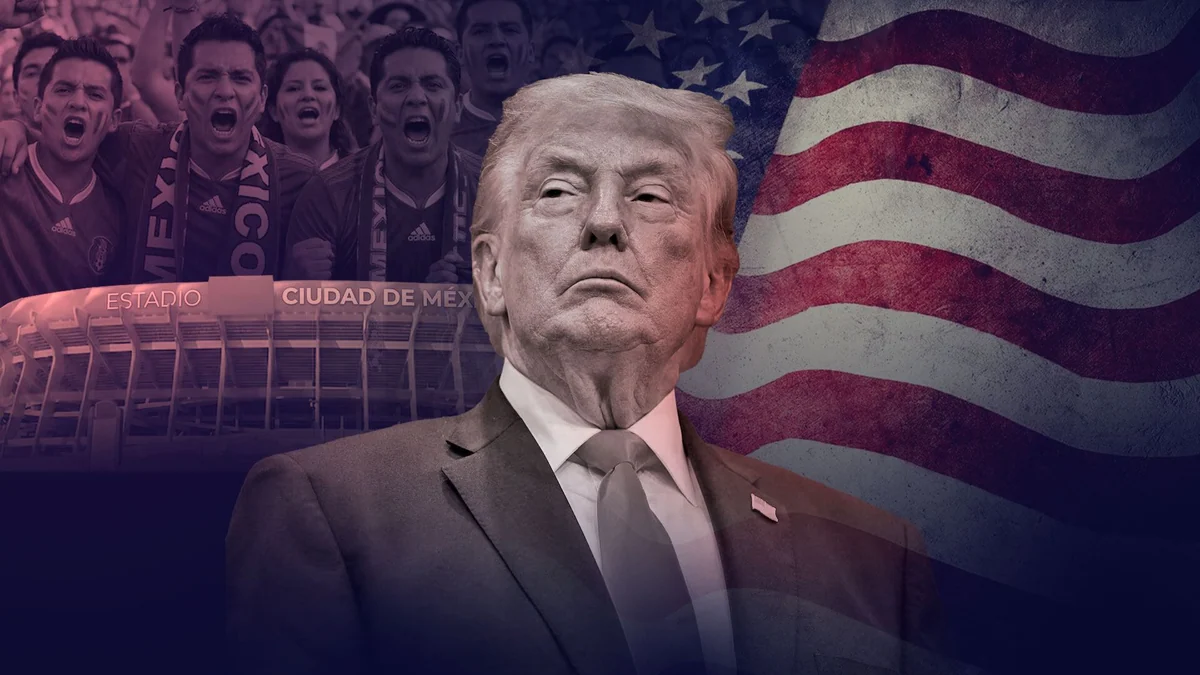 Donald Trump revela que vio la eliminación de México contra Inglaterra: “No podía apartar la vista del partido”
