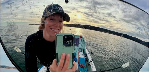 Extremsportlerin Kelsey Pfendler: Für einen Weltrekord ruderte sie sich den Hintern wund