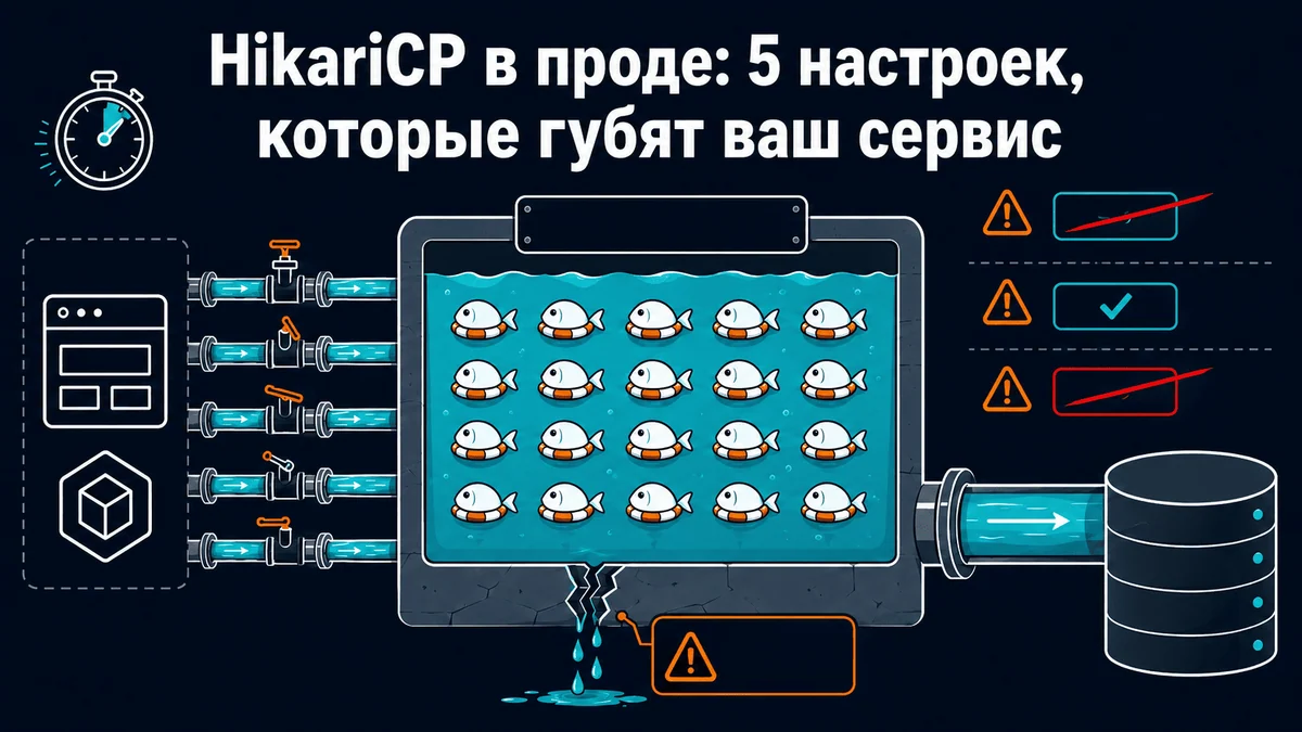 HikariCP в проде: пять настроек, которые часто крутят неправильно