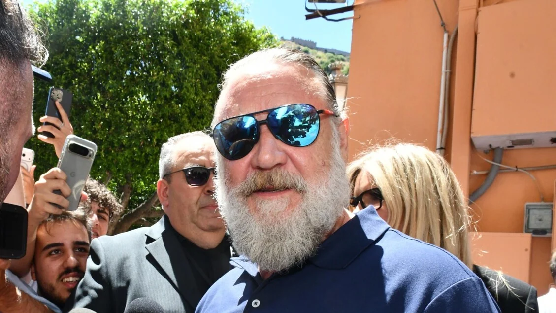 Russell Crowe 'scatena l'inferno' al Taormina Film Fest