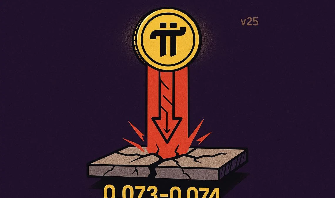 Prezzo token Pi Network giù del 12%: volumi a +129%, rischio nuovo minimo storico