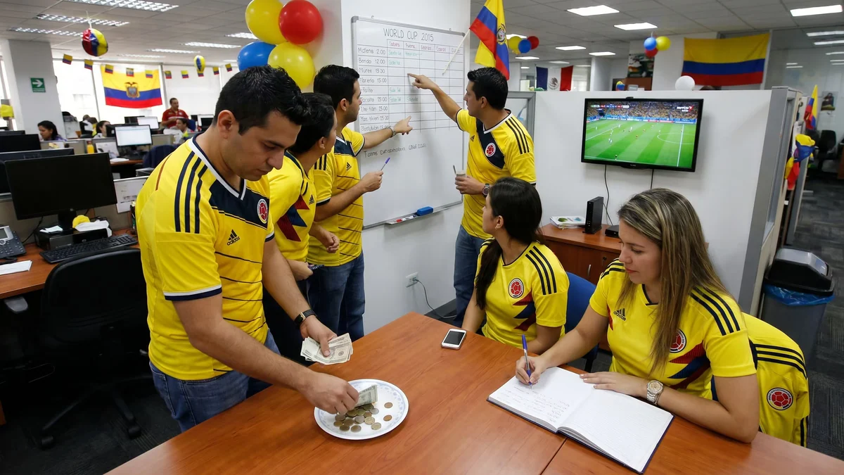 Qué dice la ley sobre hacer una ‘polla’ del Mundial en la oficina: podría ser un delito