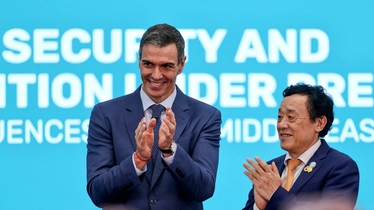 Sánchez explota en Roma su faceta de líder internacional antes ver al Papa: “El hambre es un arma más barata que los misiles”