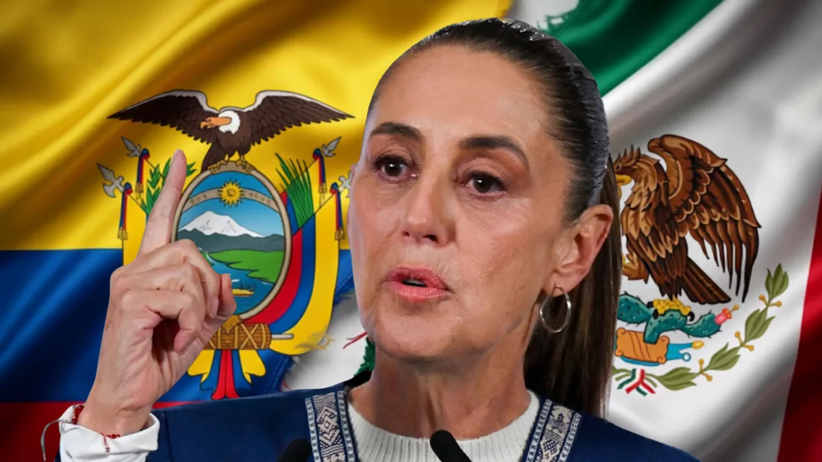 Claudia Sheinbaum acusa a la derecha de difundir mentiras sobre supuestas amenazas del narco a jugadores de la Selección de Ecuador