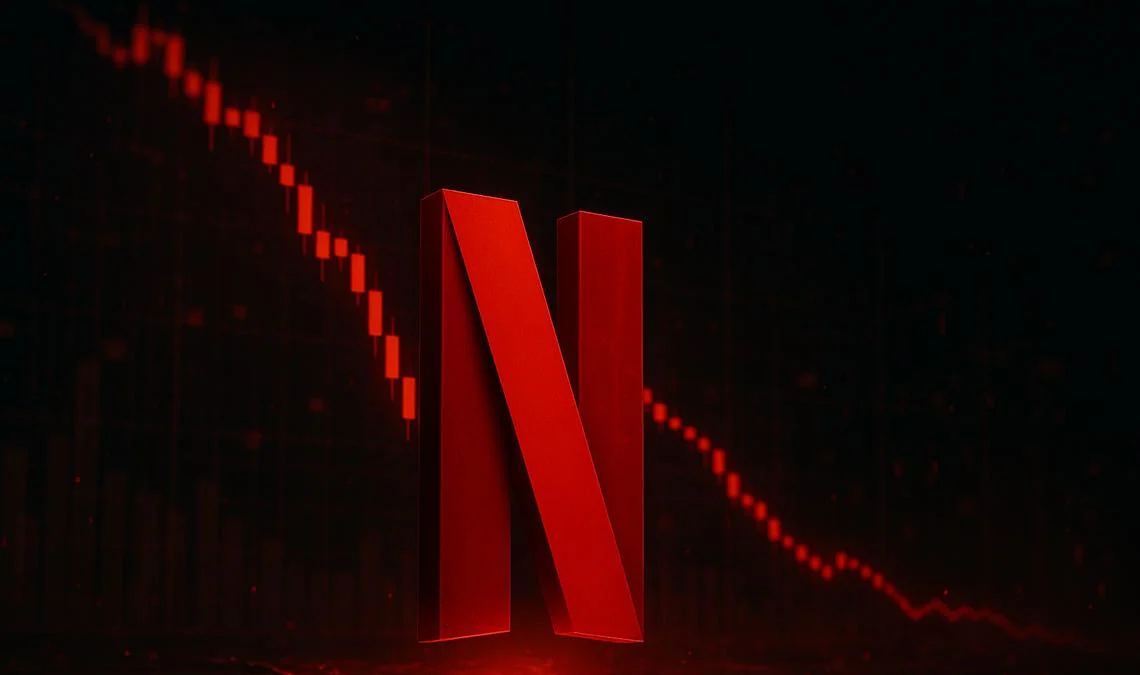 Azioni Netflix a -32% dai massimi: RSI a 20 e nessun segnale di inversione