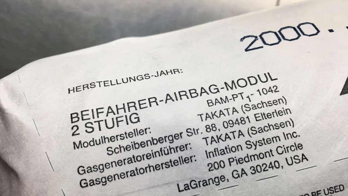 Los airbags falsificados están matando a conductores en Estados Unidos y quedaron bajo la lupa del gobierno