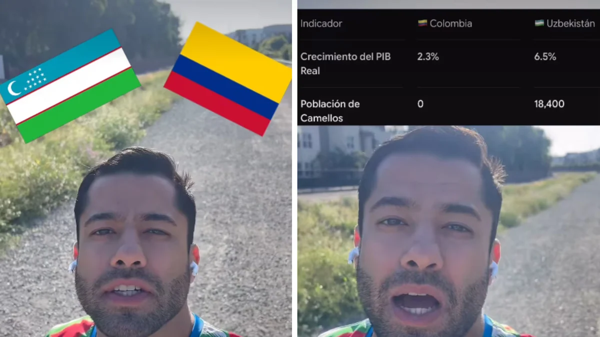 Creador de contenido de Uzbekistán reveló curiosidades, diferencias y similitudes con Colombia: “Los felicito parceros”