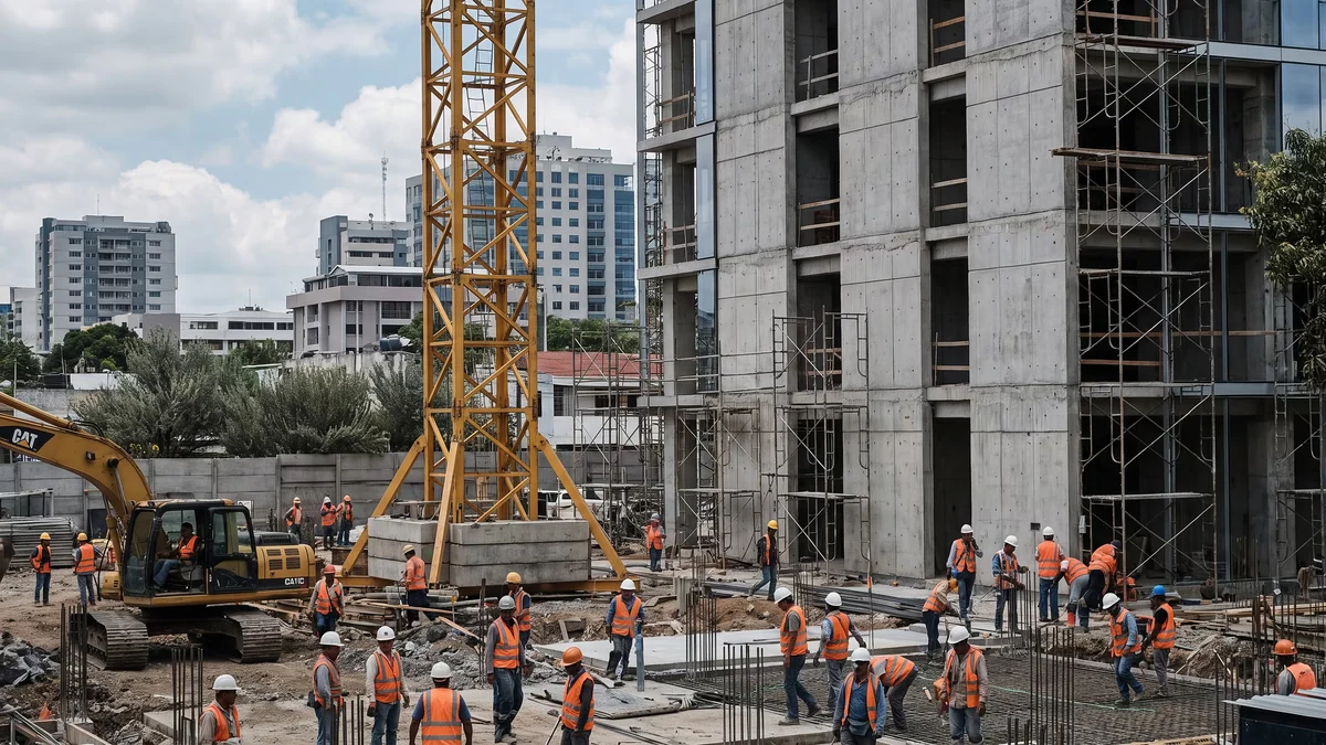 El auge de la construcción impulsa el crecimiento económico en El Salvador en 2026