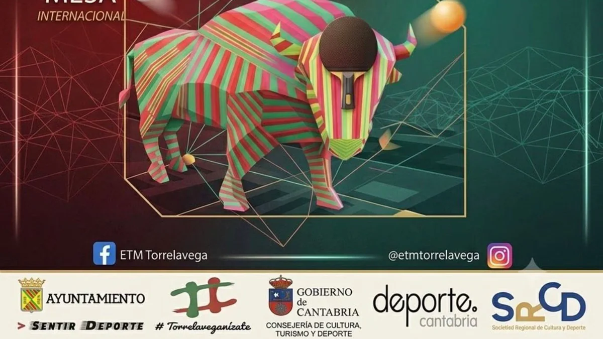 El torneo internacional de tenis de mesa ciudad de Torrelavega reunirá a 120 jugadores