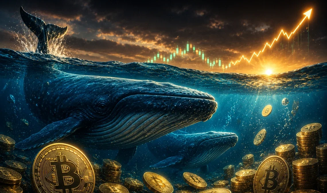 Bitcoin: in risalita le riserve delle balene, dipende dal prezzo della crypto?