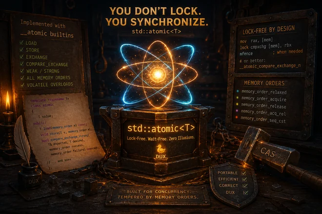 osdev-libstdc: реализация std::atomic и spin_lock
