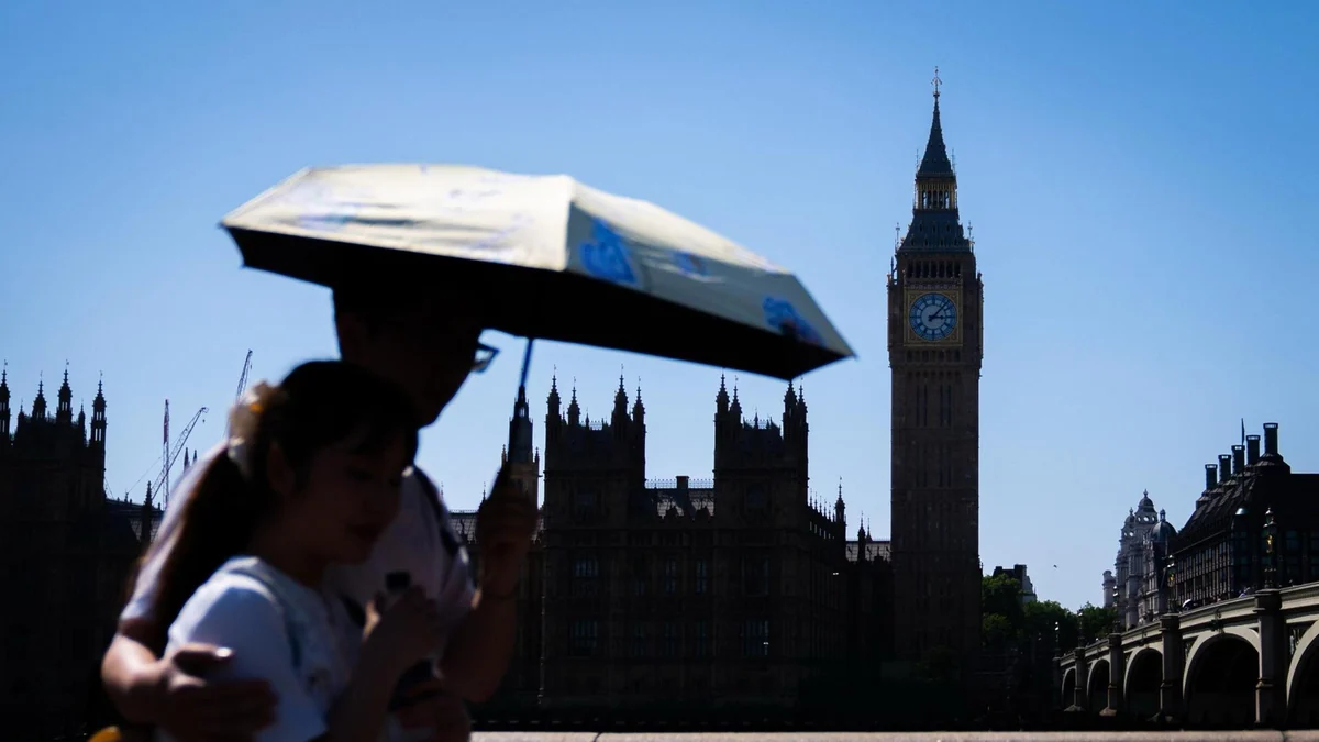 Hitzewelle in Großbritannien: Nationaler Wetterdienst warnt