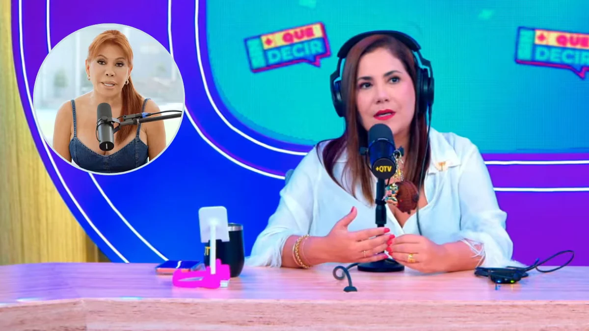 Andrea Llosa no descarta tomarse un café con Magaly Medina, pero fue esquiva ante la posibilidad de ir a su pódcast