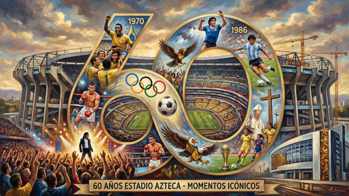 El Azteca cumple seis décadas: estos son 60 de los momentos más icónicos en su historia, Mundiales y Liga MX