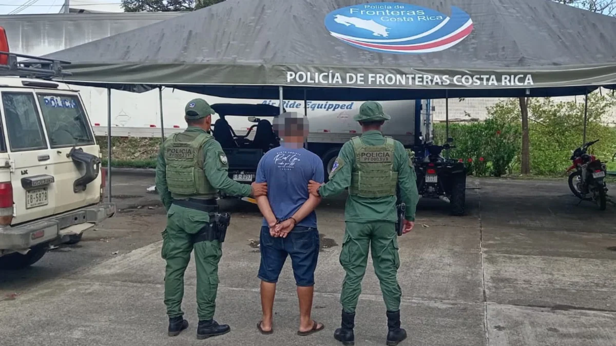 Ascienden a 11 los presuntos traficantes de personas detenidos en frontera norte de Costa Rica durante el 2026