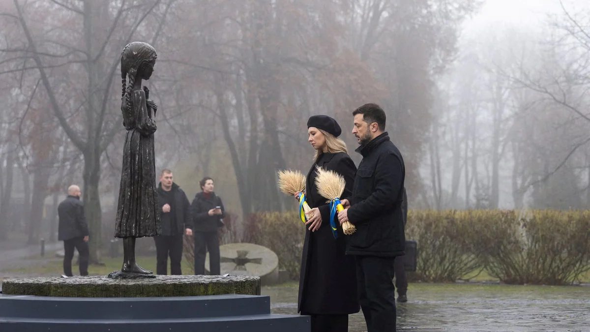 Ante el temor por los ataques de Rusia al patrimonio cultural de Ucrania, el museo del Holodomor en Kiev retiró sus colecciones históricas