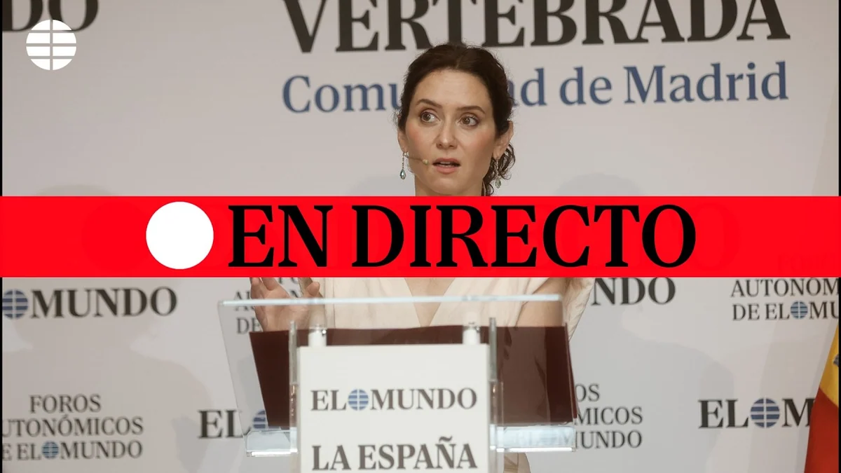 Ayuso, en el Foro de EL MUNDO: "Ante la corrupción de Estado de Sánchez sólo cabe una cuestión de confianza y elecciones"