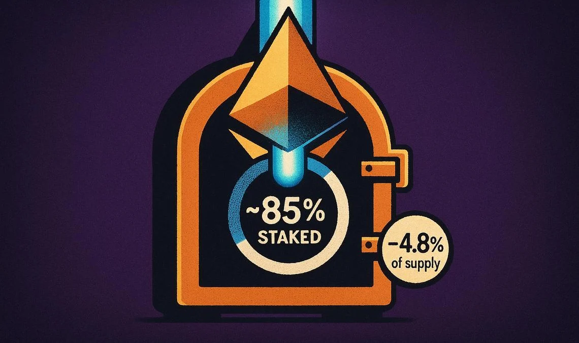 BitMine controlla il 4,8% di tutti gli Ethereum: holdings a 5,7 milioni di ETH