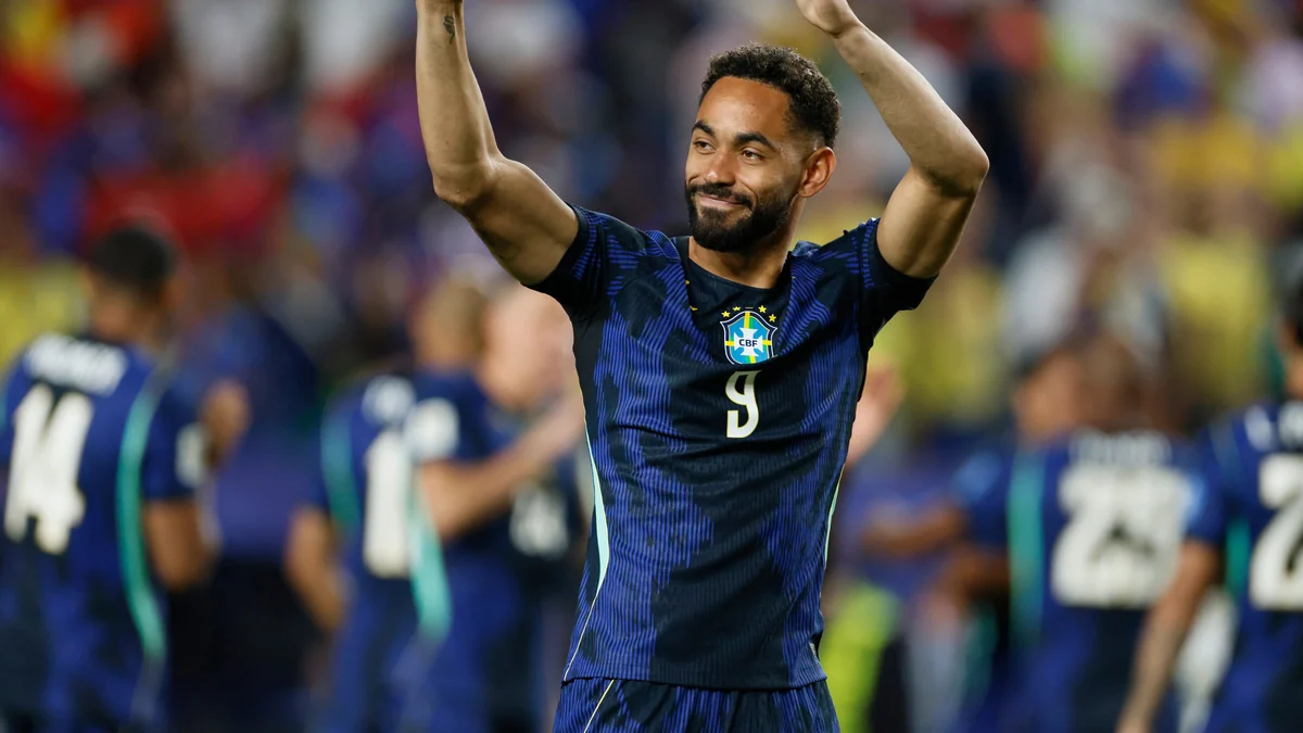 Dos goles de Matheus Cunha y uno de Vinicius destensan a Brasil en su cómoda victoria ante Haití