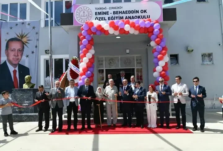 Çerkezköy'de özel eğitim anaokulu açıldı