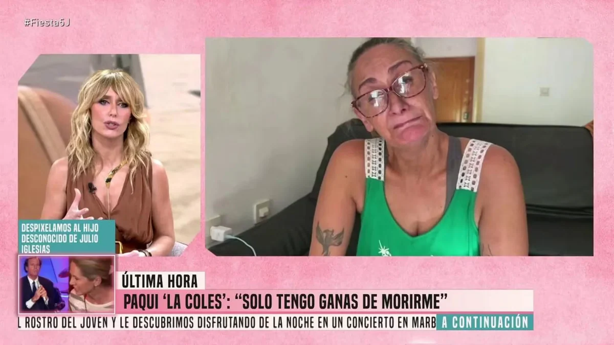 Paqui ‘La Coles’ pide ayuda desesperada tras confesar que vive de okupa: “Solo tengo ganas de morirme”