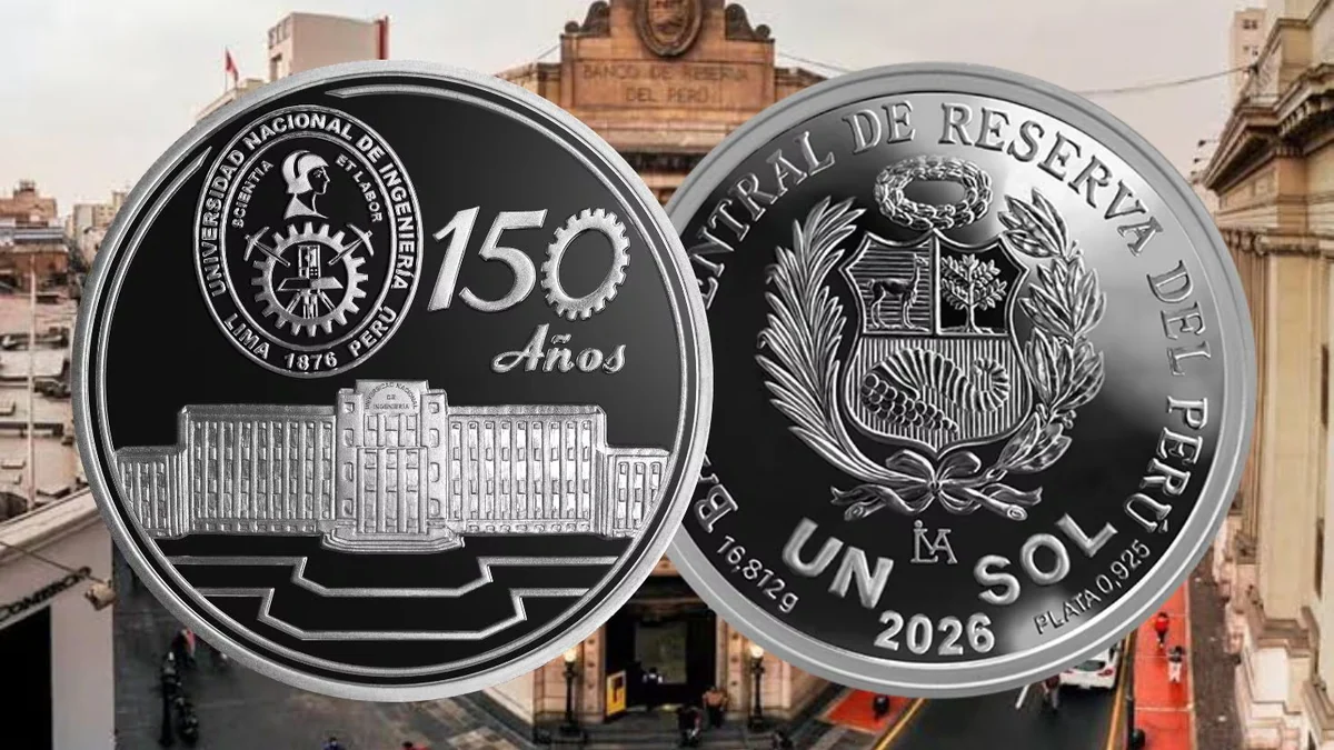 BCRP lanza moneda de plata por los 150 años de la Universidad Nacional de Ingeniería: ¿Cuál será su precio?