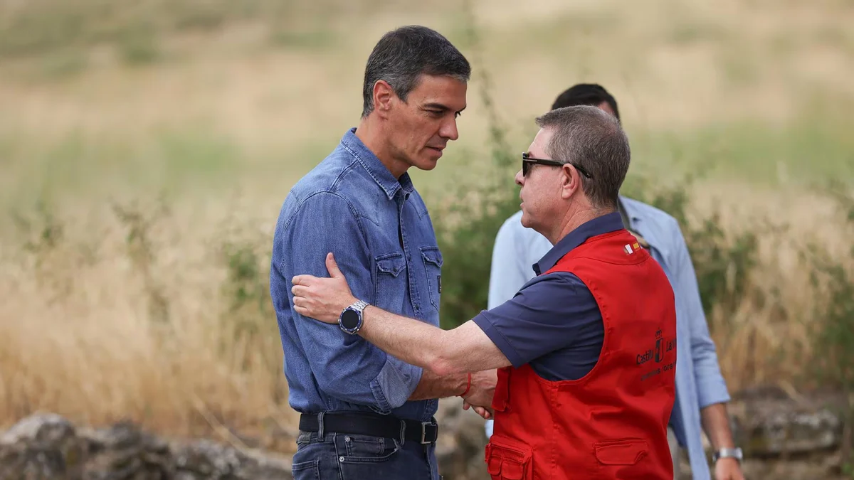 Sánchez reitera un "gran pacto de Estado" contra la emergencia climática y dice que C-LM se lo toma "en serio"