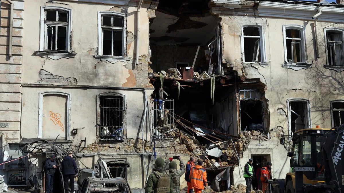 Un ataque ruso contra la ciudad ucraniana de Odesa deja cuatro muertos y seis heridos