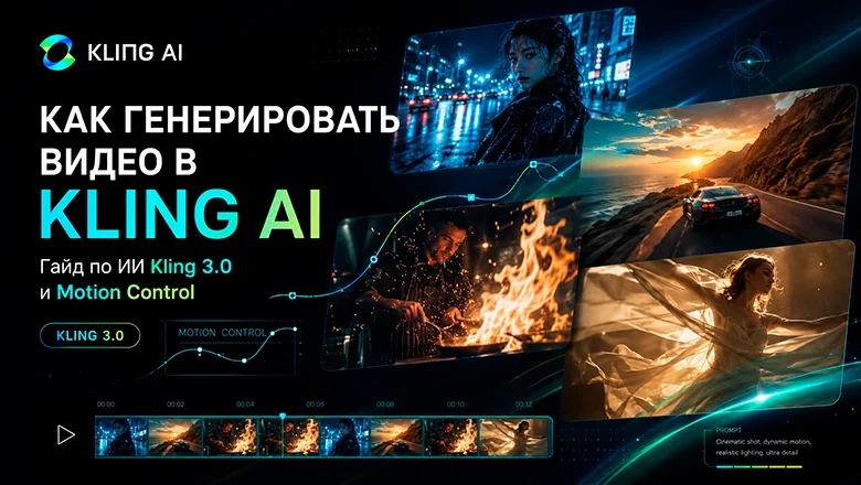 Как генерировать видео в Kling AI: Гайд по нейросети Kling 3.0 и Motion Control
