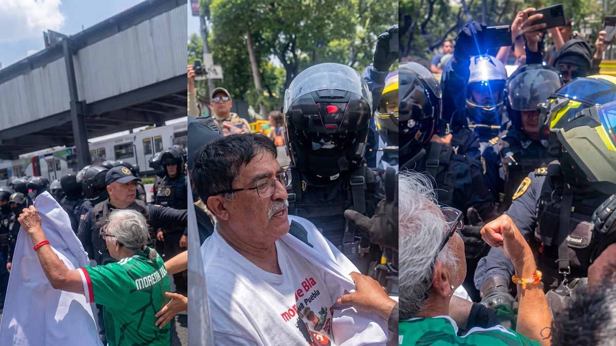 Policías de CDMX agreden a madres buscadoras que se manifestaban en Calzada de Tlalpan: autoridades argumentan que fue contención
