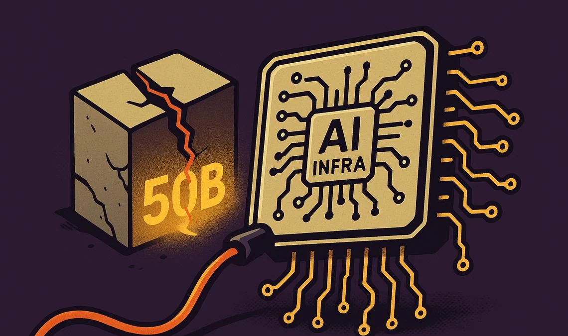 Infrastruttura AI per mining Bitcoin: i miner vendono BTC ma mancano 50 miliardi