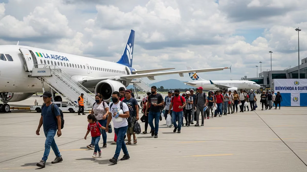 Más de 31,700 migrantes repatriados llegaron a Guatemala en el primer semestre de 2026 según la OIM
