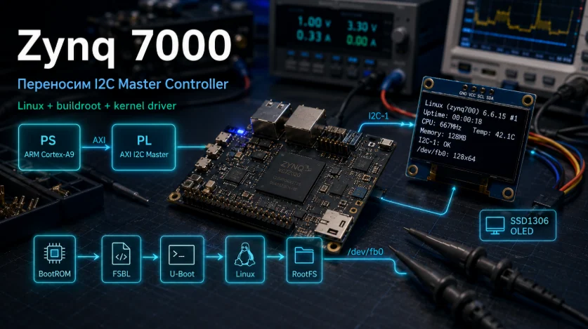 Zynq 7000. Переносим I²C Master Controller. Linux + buildroot + kernel driver