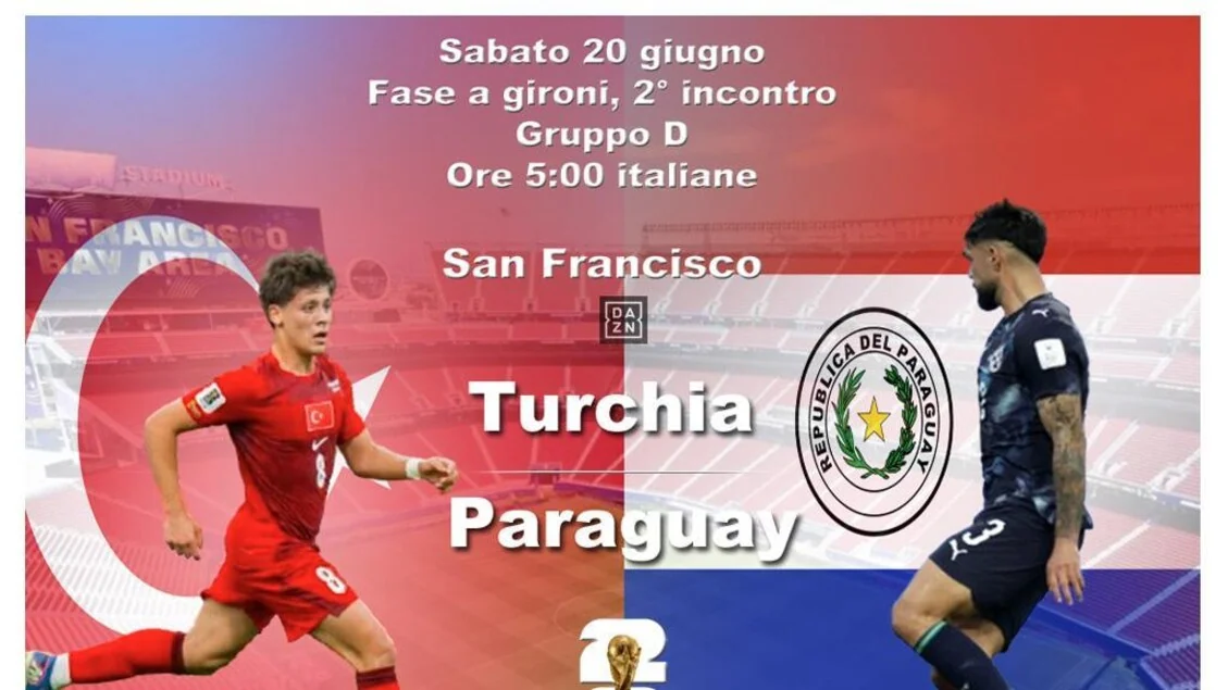 Mondiali: Turchia-Paraguay 0-1