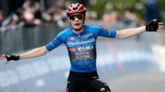 Vingegaard reduces gap on leader with stage nine win