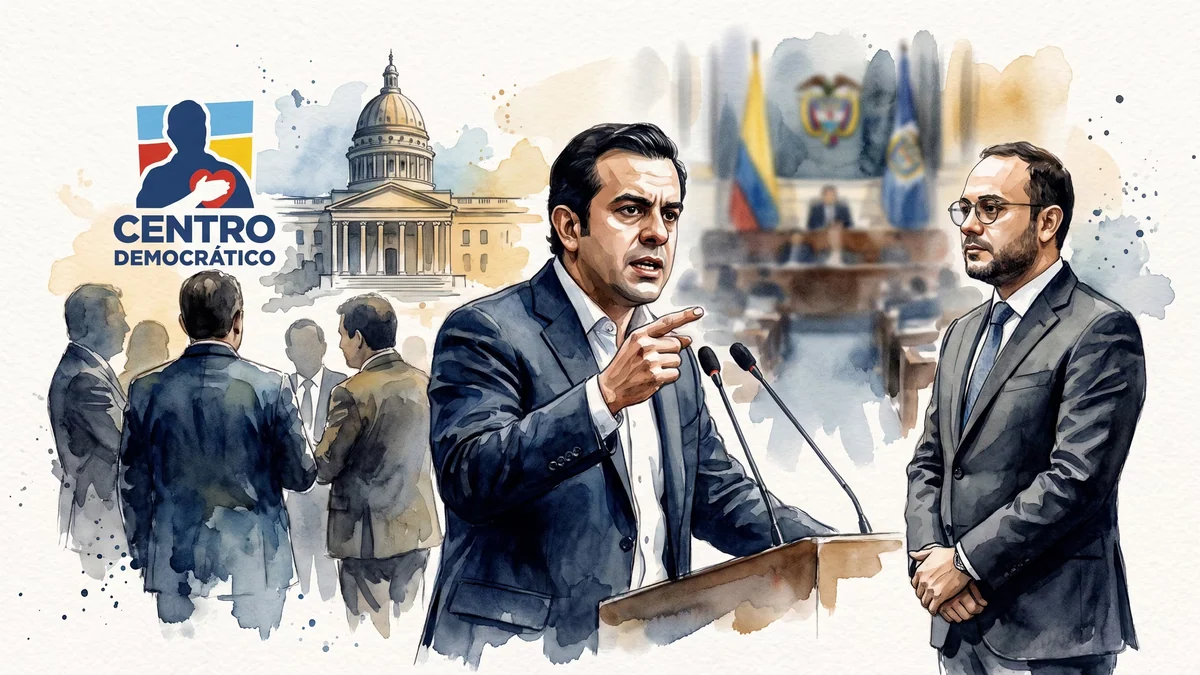 Rodrigo Lara defendió la candidatura de Alfredo Deluque y cuestionó propuesta del Centro Democrático de competir “a voto limpio” por la presidencia del Senado