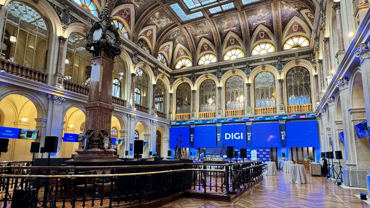 Las acciones de Digi arrancan su andadura en bolsa con alzas del 7% hasta los 6 euros