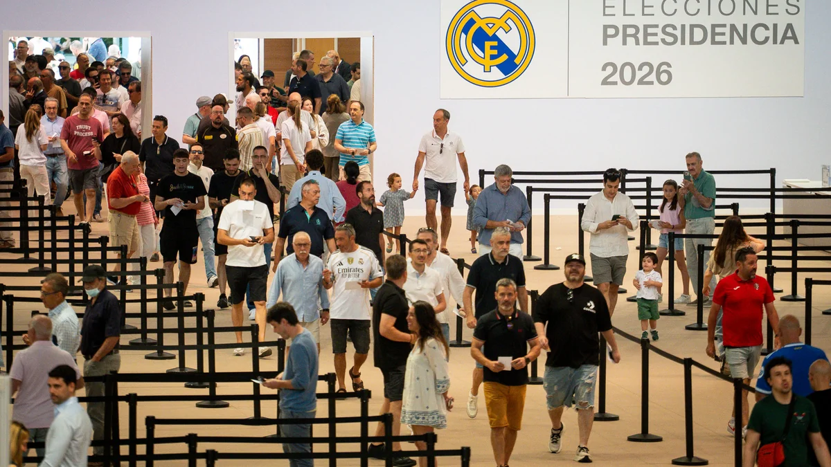La participación en las elecciones del Real Madrid crece a media tarde respecto a las últimas (y lejanas) citas
