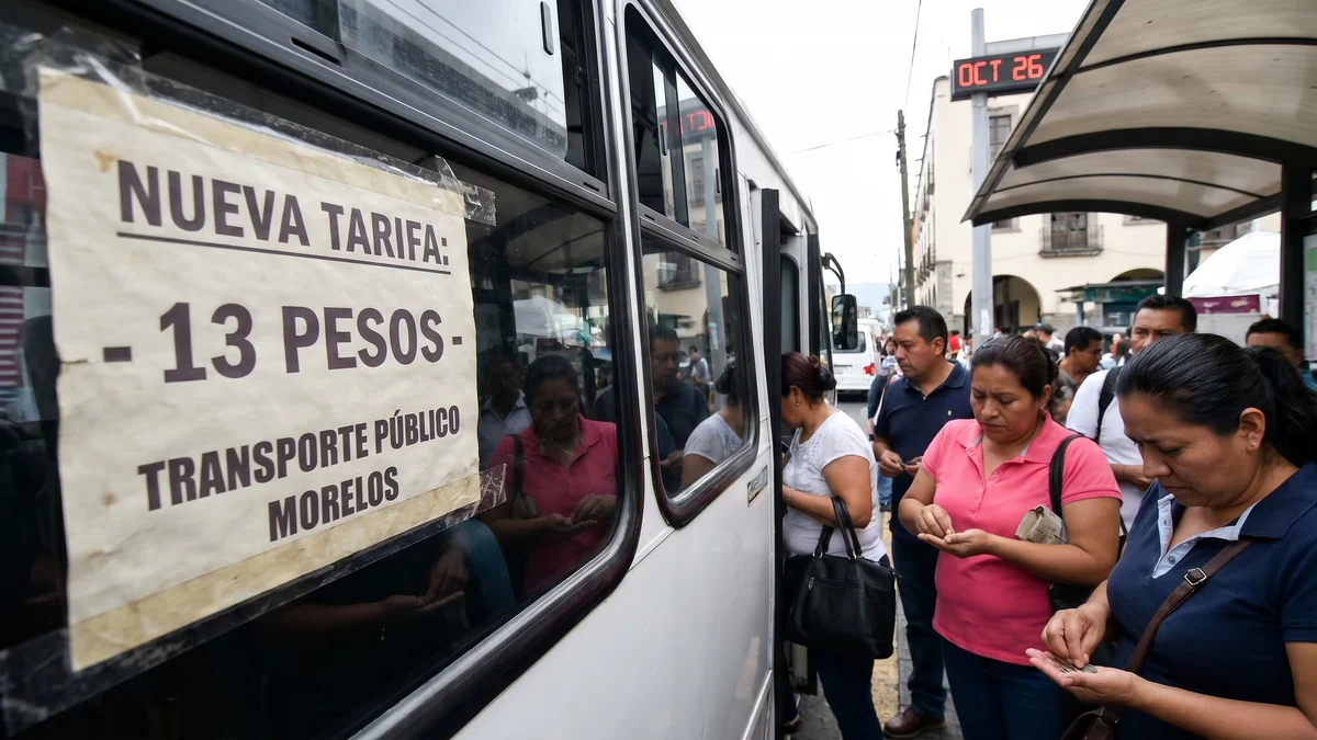 Es oficial: entra en vigor la nueva tarifa de transporte público de Morelos con un aumento del 30%