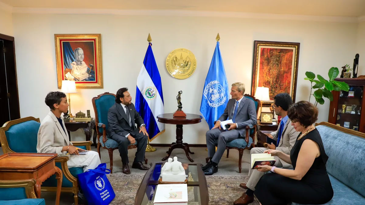 El Salvador mantiene una alianza estratégica con el Programa Mundial de Alimentos
