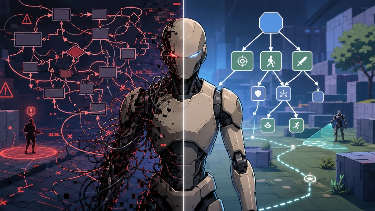 Почему if/else убивает ИИ врагов в Unity и как от этого уйти
