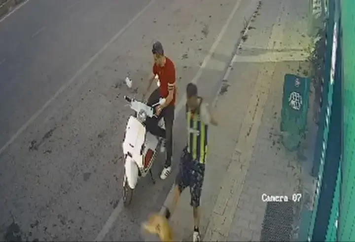 Kediye şiddet kamerada