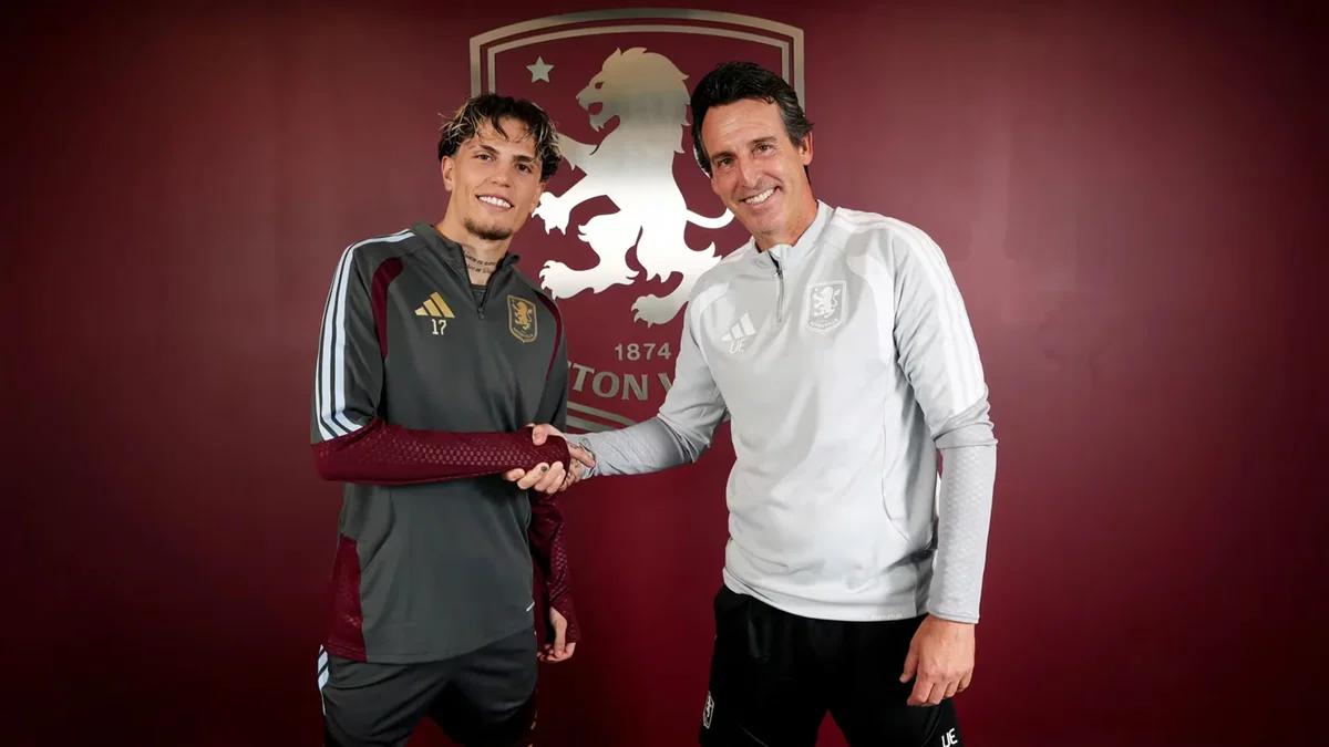 Oficial: Alejandro Garnacho firmó con Aston Villa y compartirá plantel con Dibu Martínez