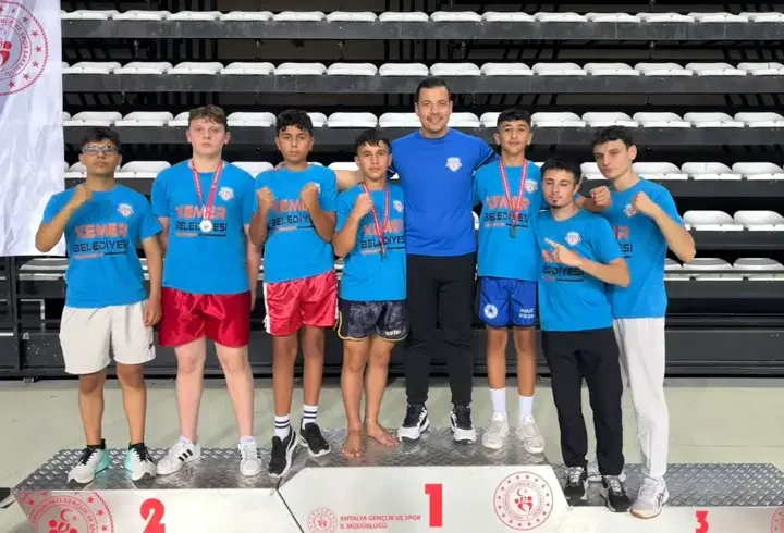 Kemer Belediyesi sporcularından yedi madalya