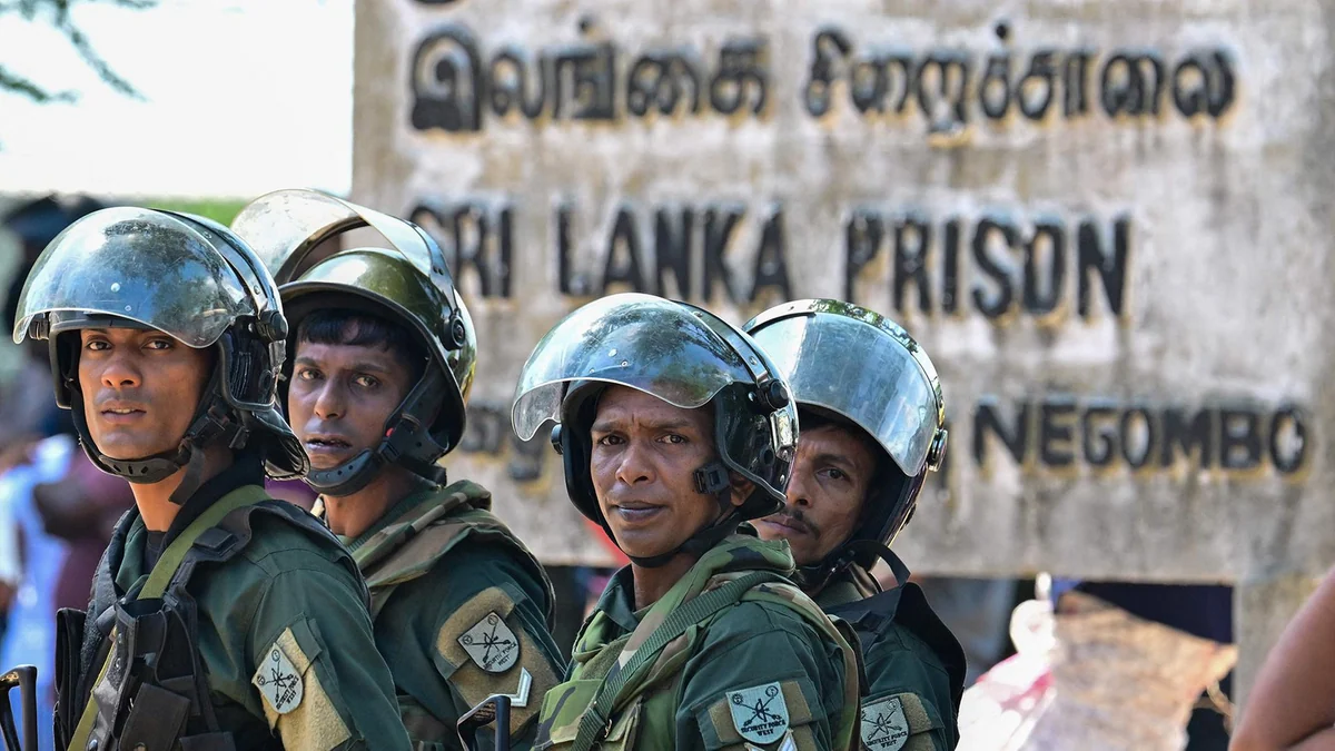 Sri Lanka: Mindestens 25 Tote bei Gefängnisrevolte