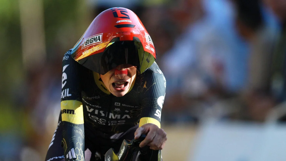Vingegaard prima maglia gialla del Tour: Pogacar è terzo nella cronosquadre dietro Ganna