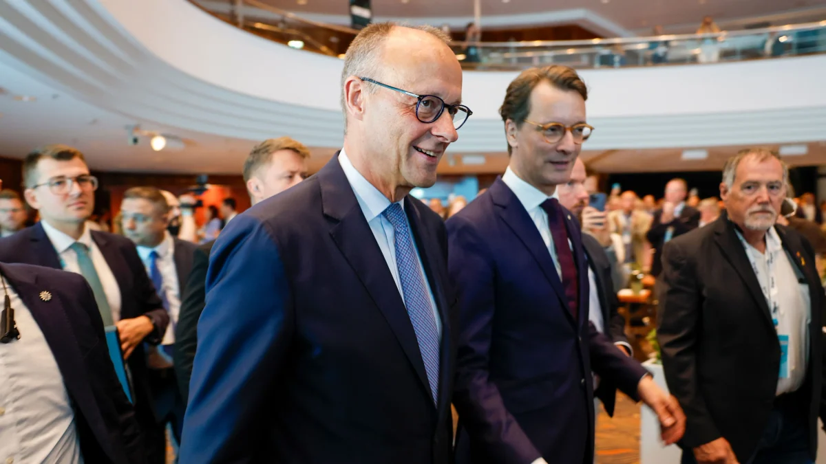 Merz bei NRW-CDU: „Kulturpessimisten, Untergangspropheten, Nöler, Nörgler und Berufskritiker: Wegtreten."