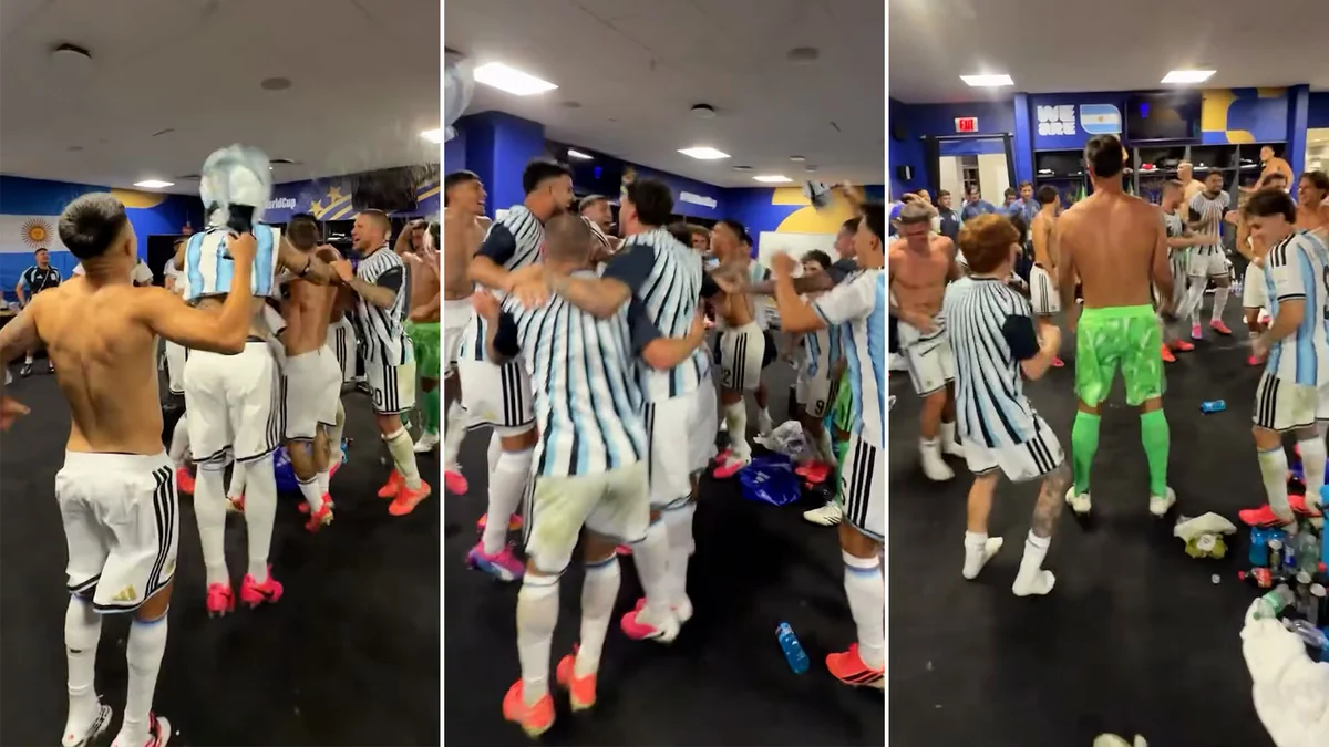 “Estamos re locos”: el eufórico festejo de los jugadores de Argentina tras la inolvidable clasificación contra Egipto