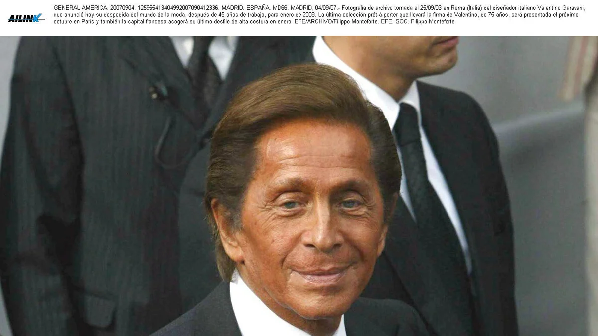 La fortuna de Valentino la hereda una fundación de Liechtenstein que creó el diseñador